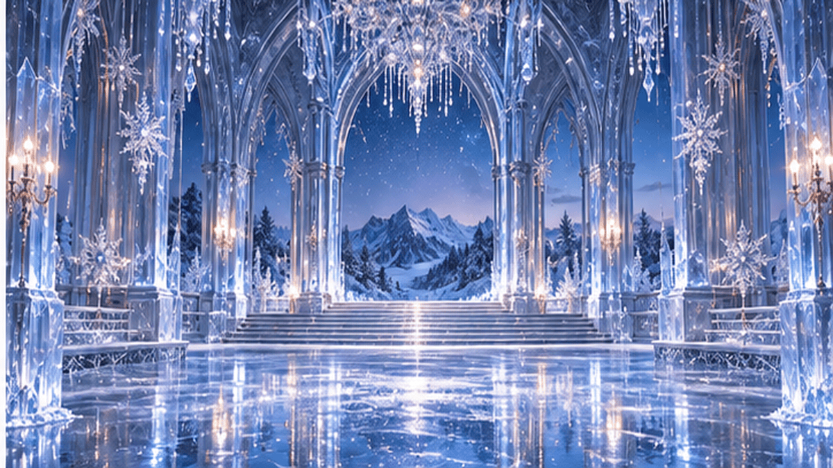 Frozen Crystal Palace full profile background