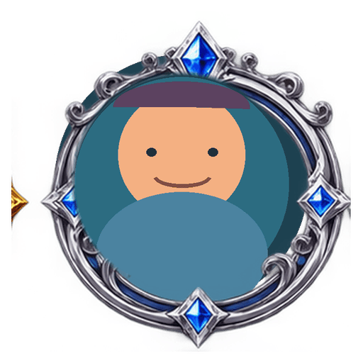 Silver Sapphire avatar frame shown on a sample avatar