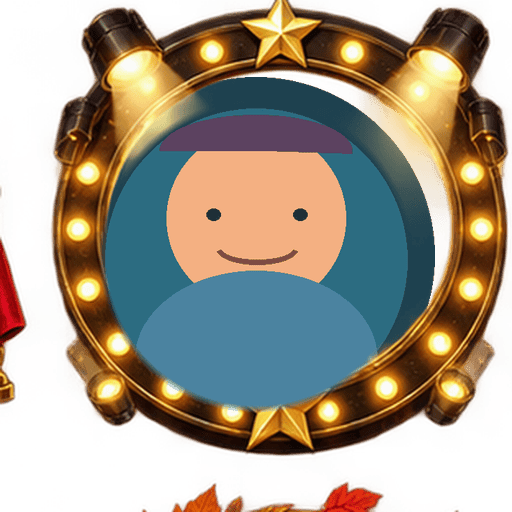 Golden Spotlight avatar frame shown on a sample avatar