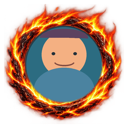 Inferno Flame avatar frame shown on a sample avatar