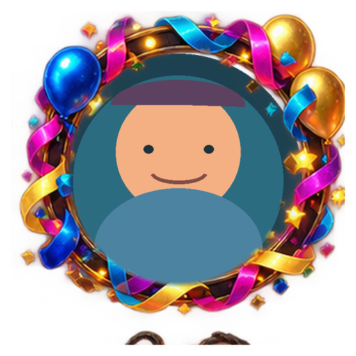 Carnival Ribbons avatar frame shown on a sample avatar