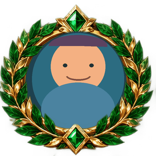 Emerald Champion avatar frame shown on a sample avatar