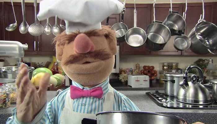 swedish chef cooking